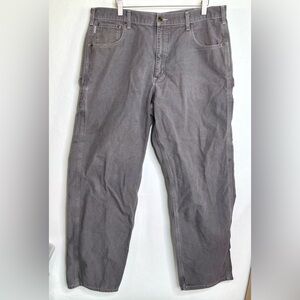 CARHARTT MENS GRAY LOOSE FIT DENIM JEANS #172